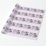 Papel De Regalo Ducha nupcial Pink Purple Gift Wrap<br><div class="desc">Ducha nupcial Pink Purple Gift Wrap</div>