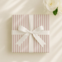 Papel De Regalo Ducha para bebés de rayas rosa pastel o blanco rot