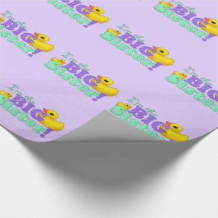 Papel De Regalo "Duckies de goma - hermana grande "