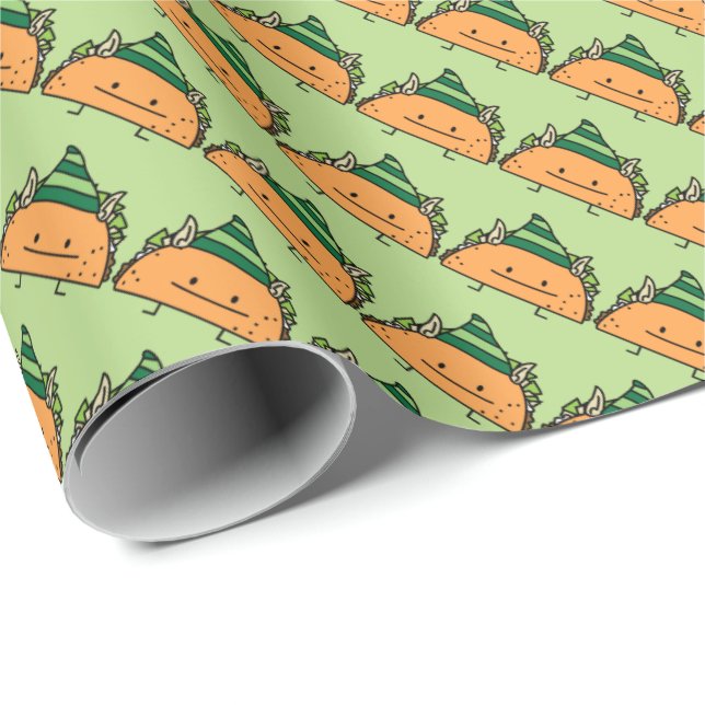 Papel De Regalo Duende del Taco (Esquina del rollo)