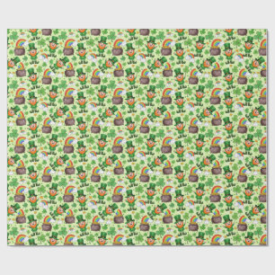 Papel De Regalo duende día de san patricio