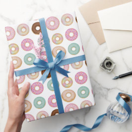Papel De Regalo Dulce cumpleaños de Donut | Fiesta infantil colori