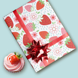 Papel De Regalo Dulce de fresa dulce