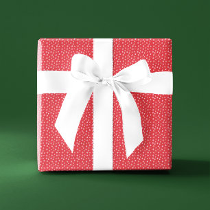 Papel De Regalo Dulce de menta roja y blanca Feliz Navidad