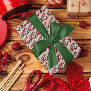 Papel De Regalo Dulce Elfo de Navidad Carta Festiva V