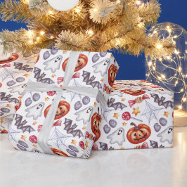 Papel De Regalo Dulce fantasma Halloween