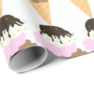 Papel De Regalo Dulce helado