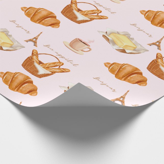 Papel De Regalo Dulce Panadería Francesa (Esquina)