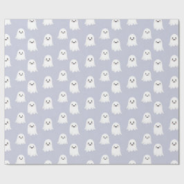 Papel De Regalo Dulce patrón de Halloween de fantasma Kawaii