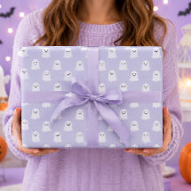 Dulce patrón de Halloween de fantasma Kawaii