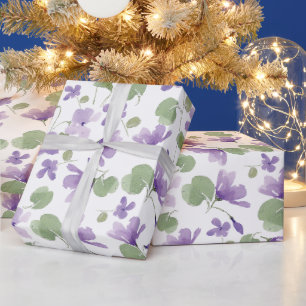 Papel De Regalo Dulce Violets Gift Wrap