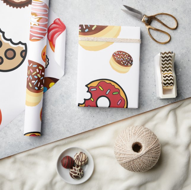 Papel De Regalo Dulces 1 (Artesanía)