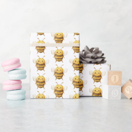 Papel De Regalo Dulces Abejas Baby Shower