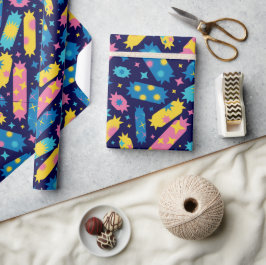 Papel De Regalo Dulces caramelos.