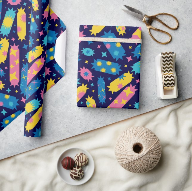 Papel De Regalo Dulces caramelos. (Artesanía)