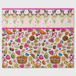Papel De Regalo Dulces Confecciones De Repostería Monas