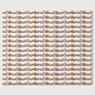 Papel De Regalo dulces de Halloween