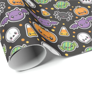 Papel De Regalo Dulces de Halloween
