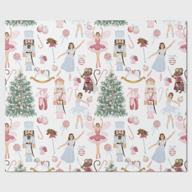 Papel De Regalo Dulces de Nutcracker (Costura)