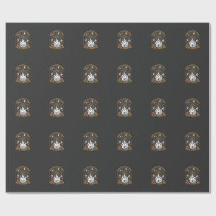 Papel De Regalo Dulces divertidos de Halloween Diseño de casa embr