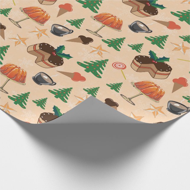 Papel De Regalo dulces navidades (Esquina)
