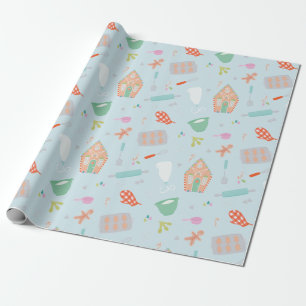 Papel De Regalo Dulces Navidades pasteles de vacaciones