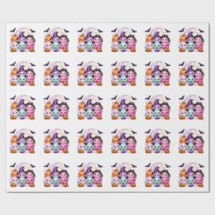Papel De Regalo Dumplings Squishies Virales Kawaii Calabaza de Hal