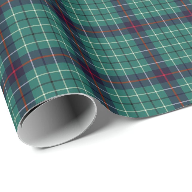 Papel De Regalo Duncan Clan Modern Tartán (Esquina del rollo)
