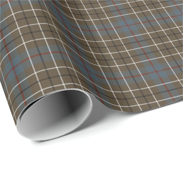 Papel De Regalo Duncan Clan Weathered Tartan (Esquina del rollo)