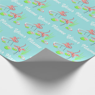 Papel De Regalo Duo Flamingo Fandango 2 regalo de envoltorio