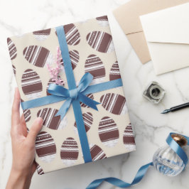 Papel De Regalo Easter Chocolate Egg Pattern