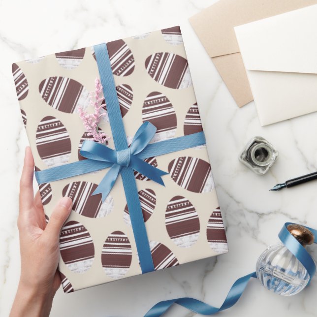Papel De Regalo Easter Chocolate Egg Pattern (Regalar)