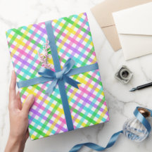 Papel de regalo Easter Gingham 8