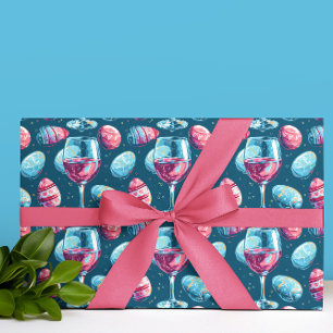 Papel De Regalo Easter Wine Lover