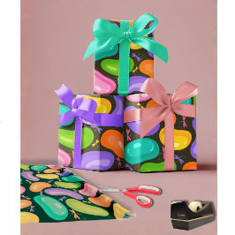 Papel De Regalo Easter Wrapping Paper Jelly Bean Garden Party