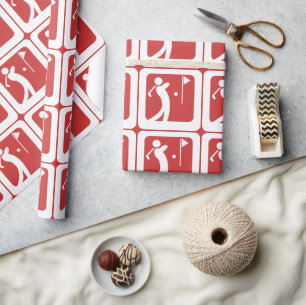 Papel De Regalo Eat Sleep Golf