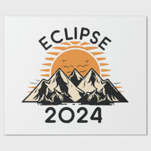 Papel De Regalo Eclipse Total de Sol 2024