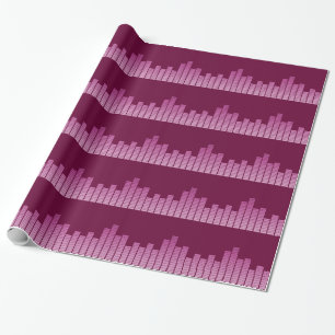 Papel De Regalo Ecualizador rosa