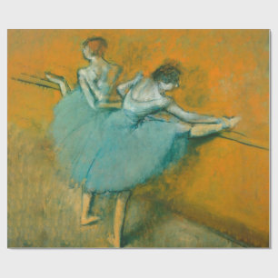 Papel De Regalo Edgar Degas Bailarinas en la Barra Impresión: Arte