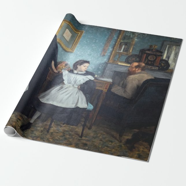 Papel De Regalo Edgar Degas - La familia Bellelli (Desenrollado)
