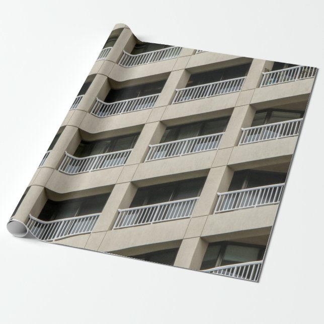 Papel De Regalo Edificio de hormigón blanco durante el día (Desenrollado)