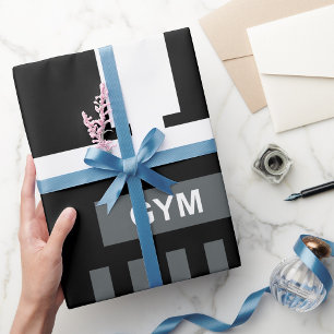Papel De Regalo Edificio Gym