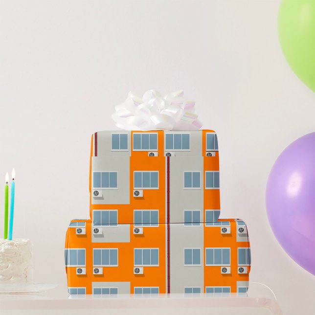 Papel De Regalo Edificio moderno de apartamentos con aire acondici (Subido por el creador)