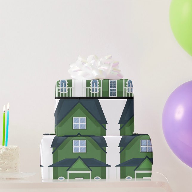Papel De Regalo Edificio Residencial Casa Verde (Subido por el creador)