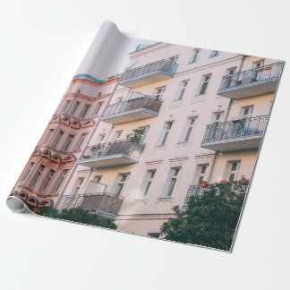 PAPEL DE REGALO EDIFICIOS BLANCOS Y RODORES