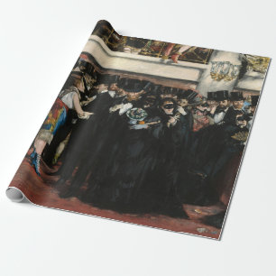Papel De Regalo Edouard Manet - Baile de Máscaras en la Ópera