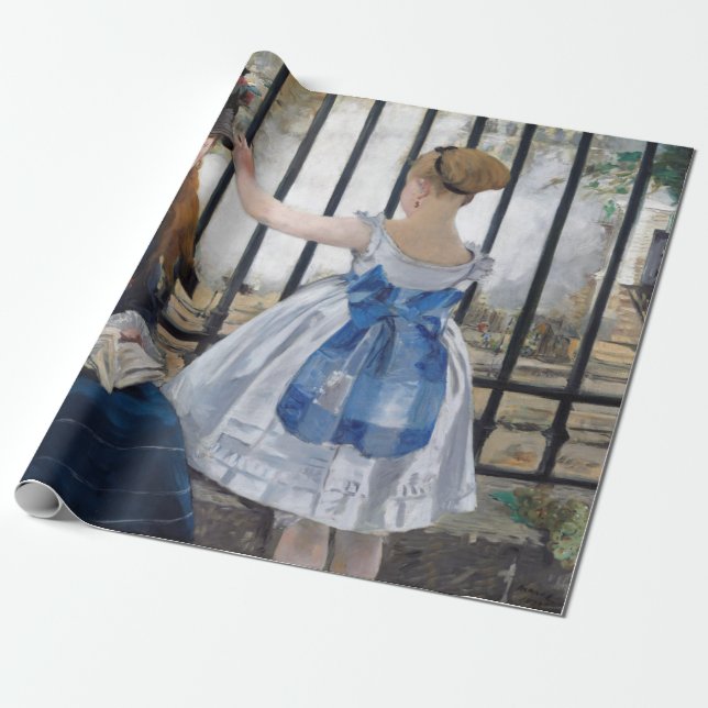Papel De Regalo Edouard Manet - El ferrocarril (Desenrollado)