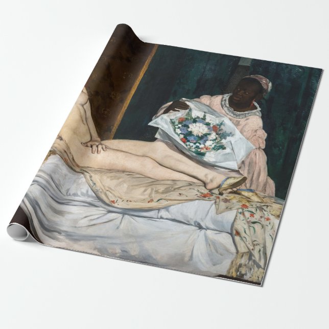 Papel De Regalo Edouard Manet - Olympia (Desenrollado)