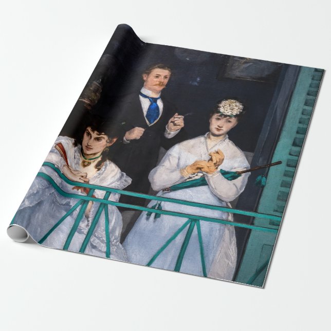 Papel De Regalo Edouard Manet - The Balcony / Le Balcon (Desenrollado)