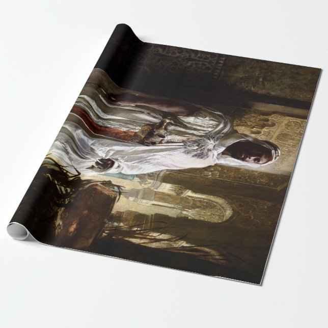 Papel De Regalo Eduard Charlemont El Jefe Moro (Desenrollado)